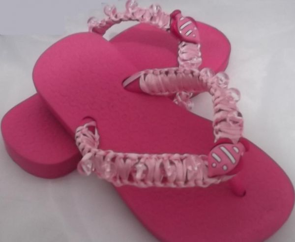 Chinelo Bordado Infantil - (cod.004)